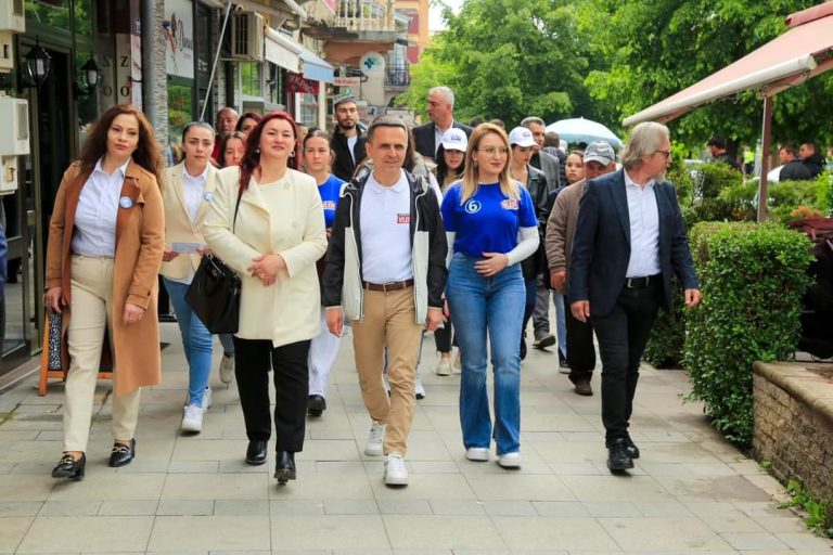 Kasami  Limani e Valbona takime me qytetarët në Kërçovë
